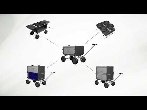 ECKLA Metamo Light Multifunktionsbollerwagen Luftreifen 75510