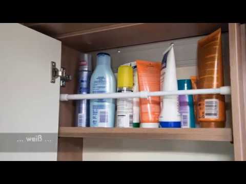 PEGGY PEG Barkeeper Spannstange Aluminium Long L 41 - 71 cm silber 2er Set