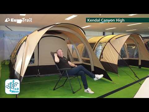 EuroTrail Campingstuhl KENDAL CANYON HIGH Anthrazit