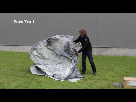 EuroTrail Gerätezelt STORAGETENT 4 Dunkelgrau-Grau