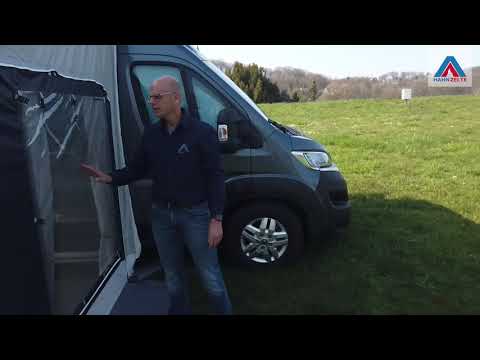 HAHN ZELTE KORSIKA 2 für Thule 6300 Länge 375 cm Aufbauhöhe 245-275 cm