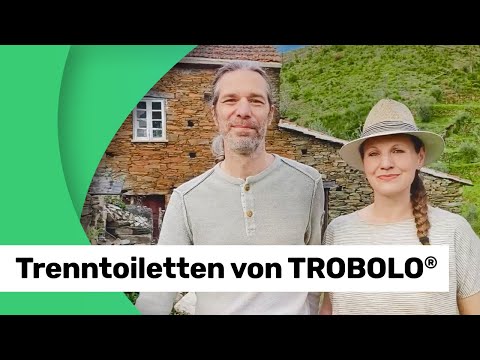 TROBOLO DIY Set 22 L Feststoffbehälter mit Holzsitz Trenntoiletten-Bausatz grau