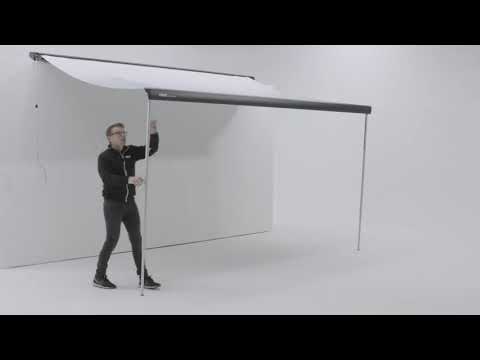 THULE Markise 6300 Mystic grau 450 cm Gehäuse anthrazit